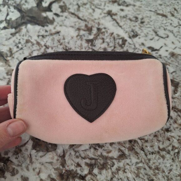 Y2K Juicy Coulture sidekick barrel Bag pink velour‎ vintage mini purse - Picture 2 of 13